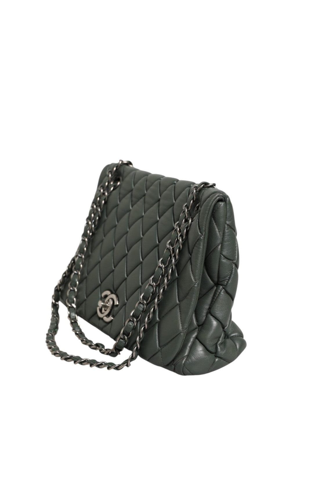 Chanel Quilted Lambskin Leather New Bubble Flap Bag - RIMODA