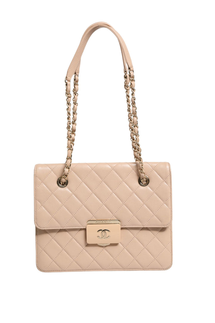 Chanel Quilted Leather Beauty Lock Flap Bag - RIMODA