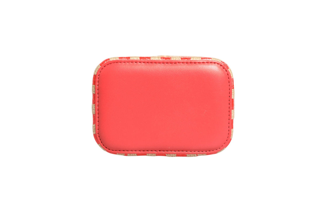 Chanel Raffia Jute Striped Mini Vanity Case - RIMODA