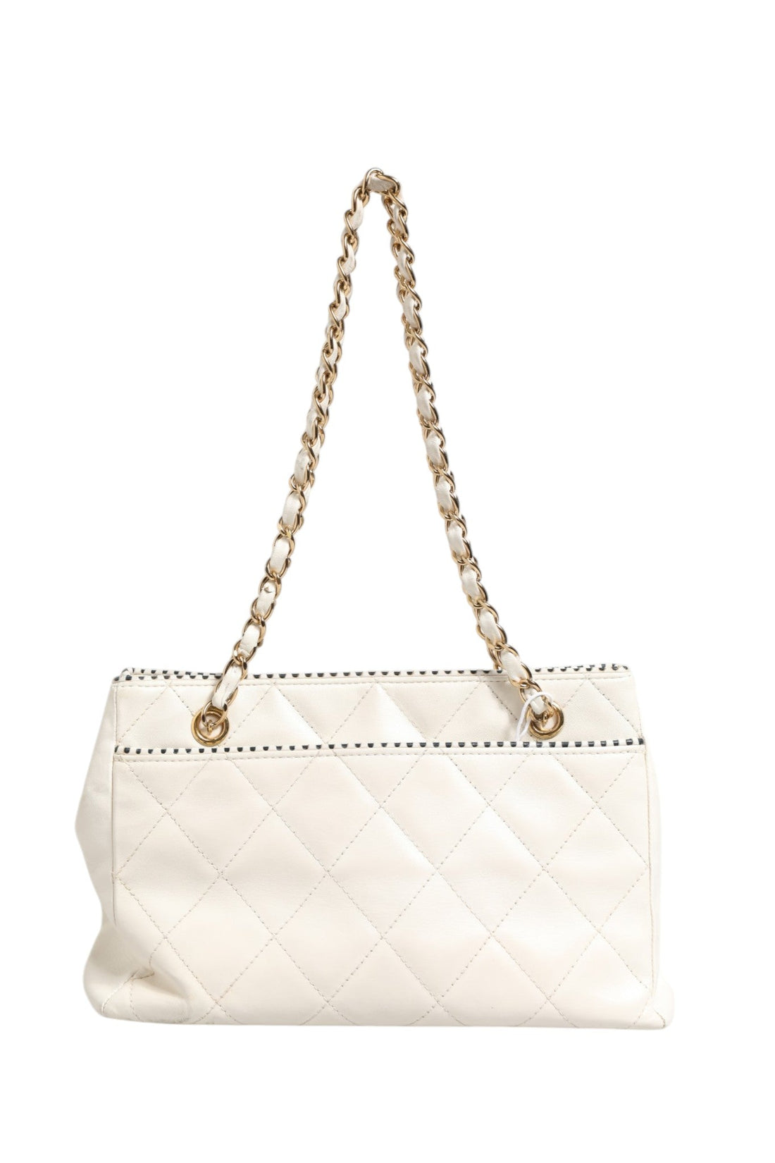 Chanel Shiny Calfskin Quilted Mini 22 White 1792563 - RIMODA