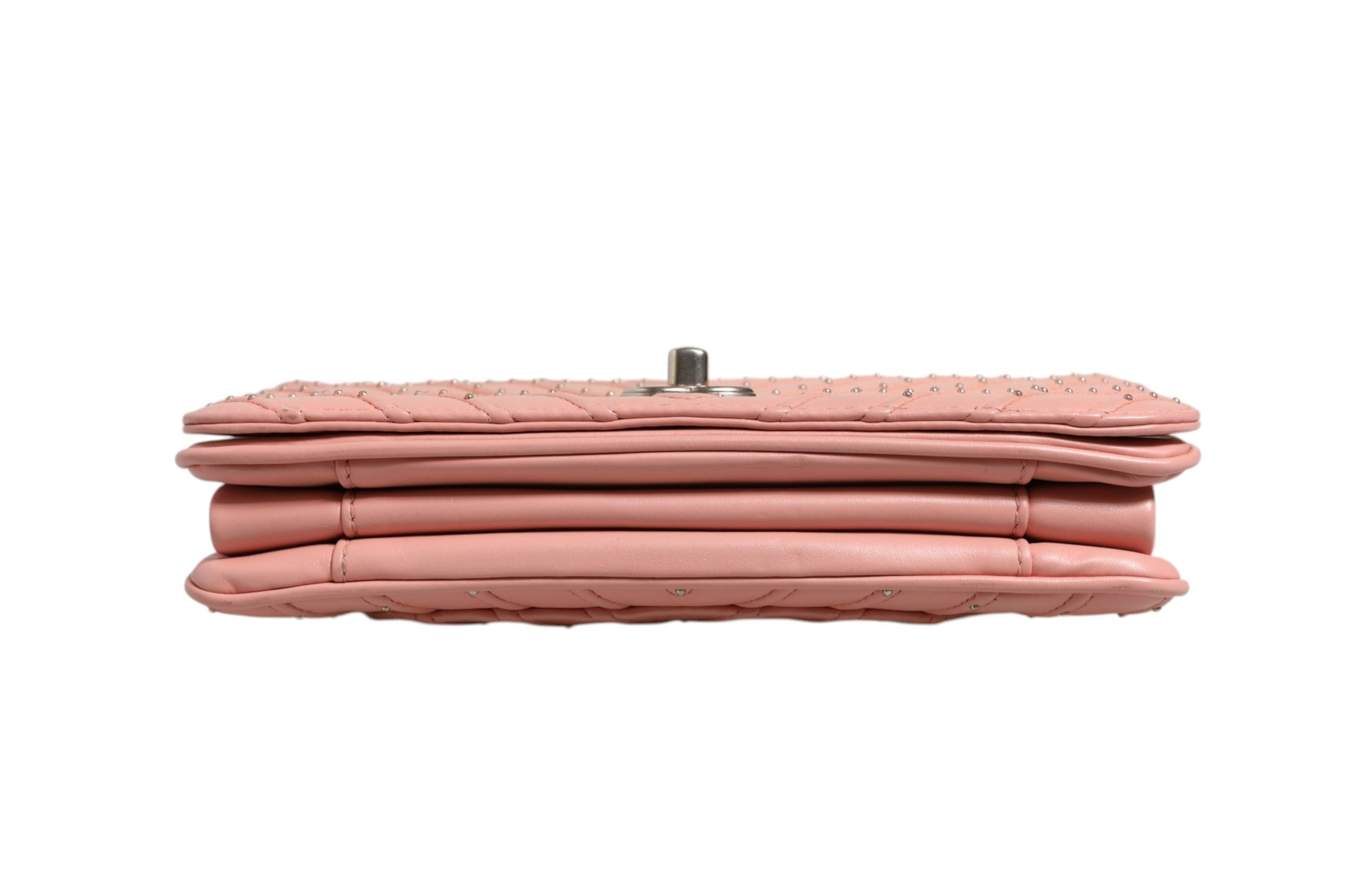 Chanel Small Classic Double Flap Bag Light Pink Chevron - RIMODA