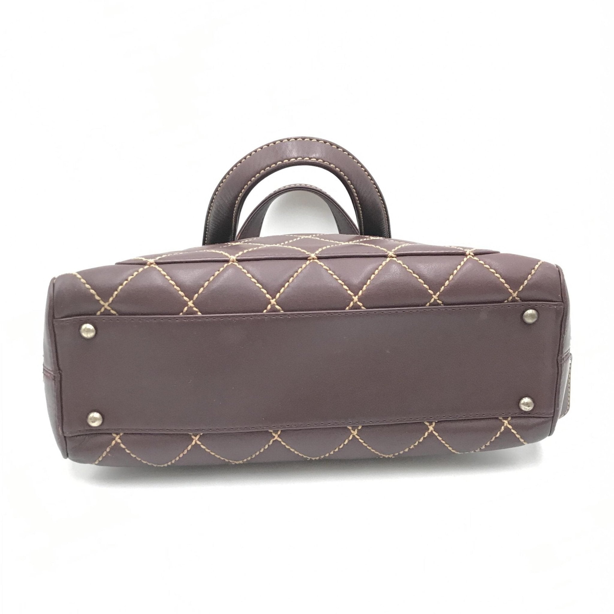 Chanel Wild Stitch Handbag Mini Boston Red - RIMODA
