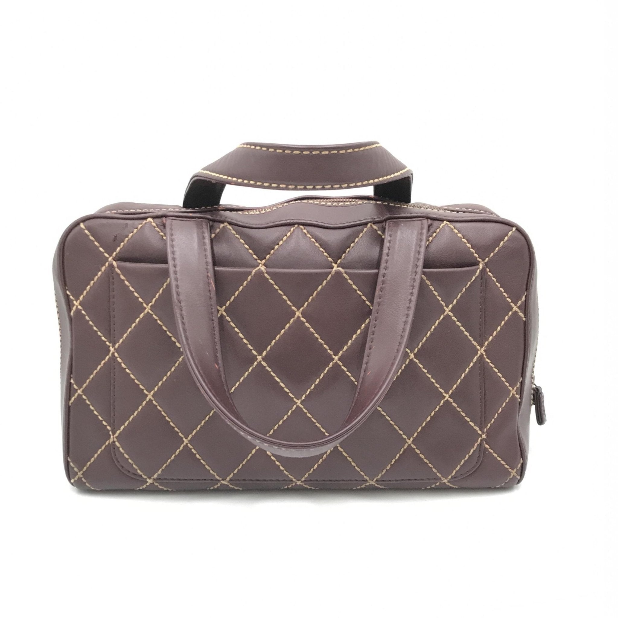 Chanel Wild Stitch Handbag Mini Boston Red - RIMODA