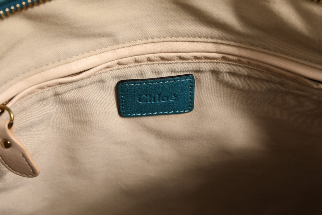 Chloé Paraty Bag in Aquamarine Leather - RIMODA
