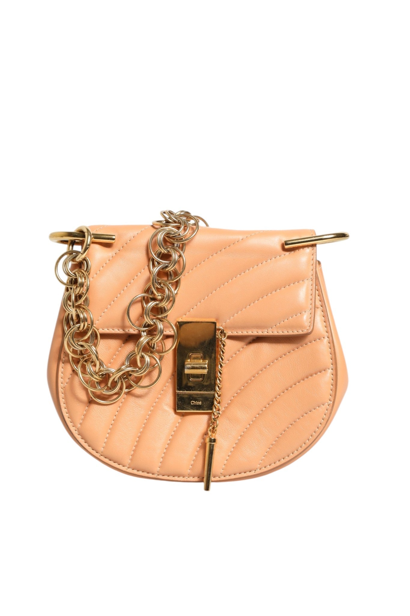 Chloé Quilted Calfskin Leather Drew Bijou Shoulder Bag - RIMODA