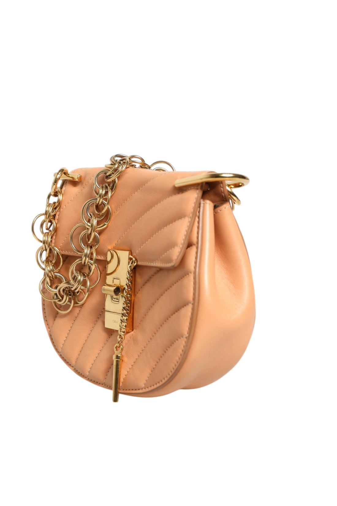 Chloé Quilted Calfskin Leather Drew Bijou Shoulder Bag - RIMODA