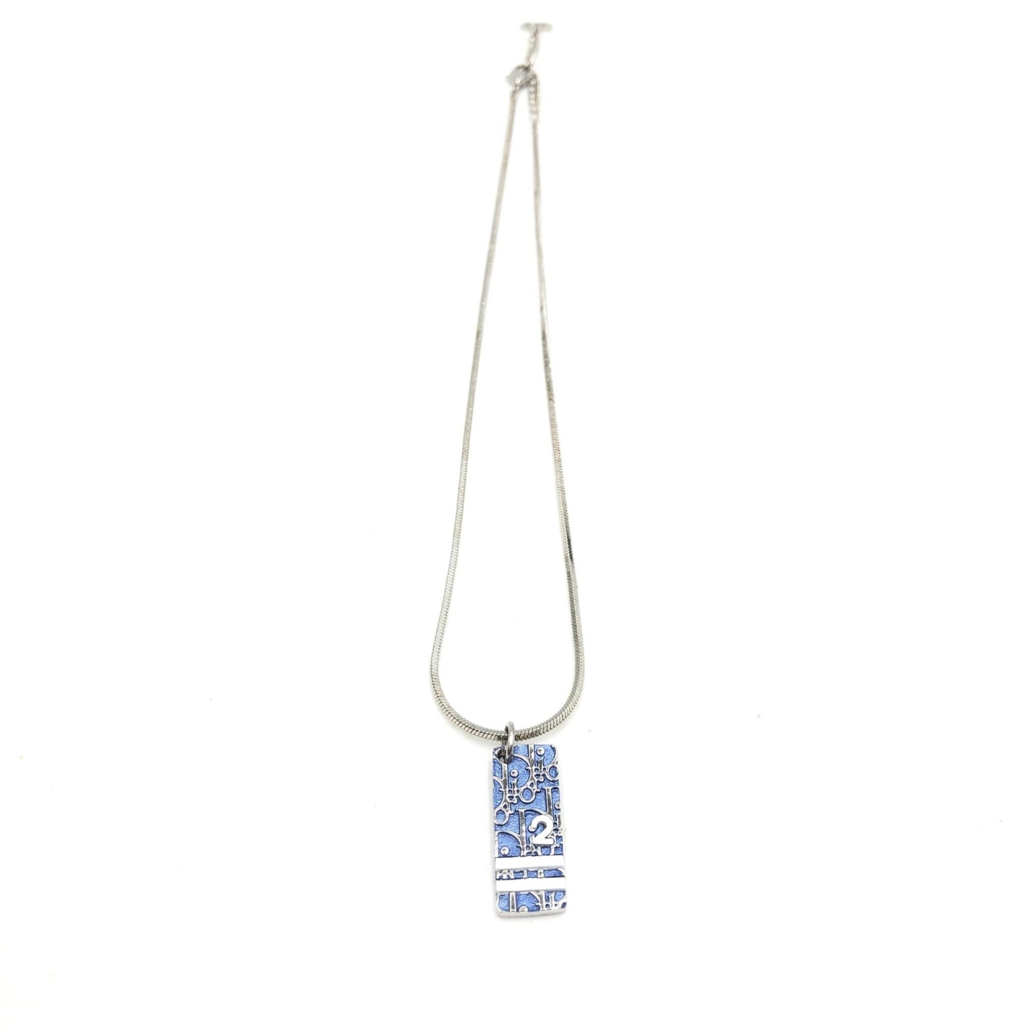 Christian Dior Blue Trotter Pendant Necklace - RIMODA