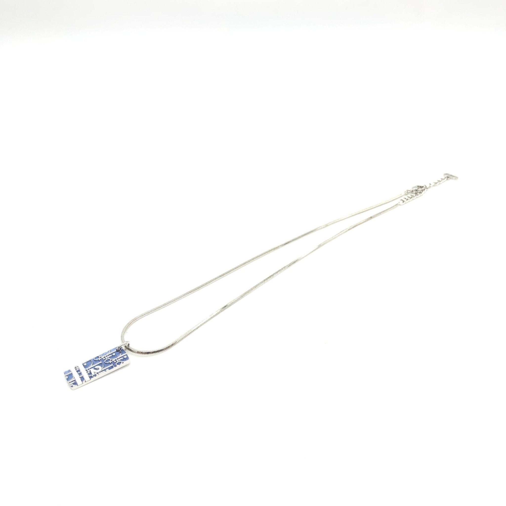 Christian Dior Blue Trotter Pendant Necklace - RIMODA