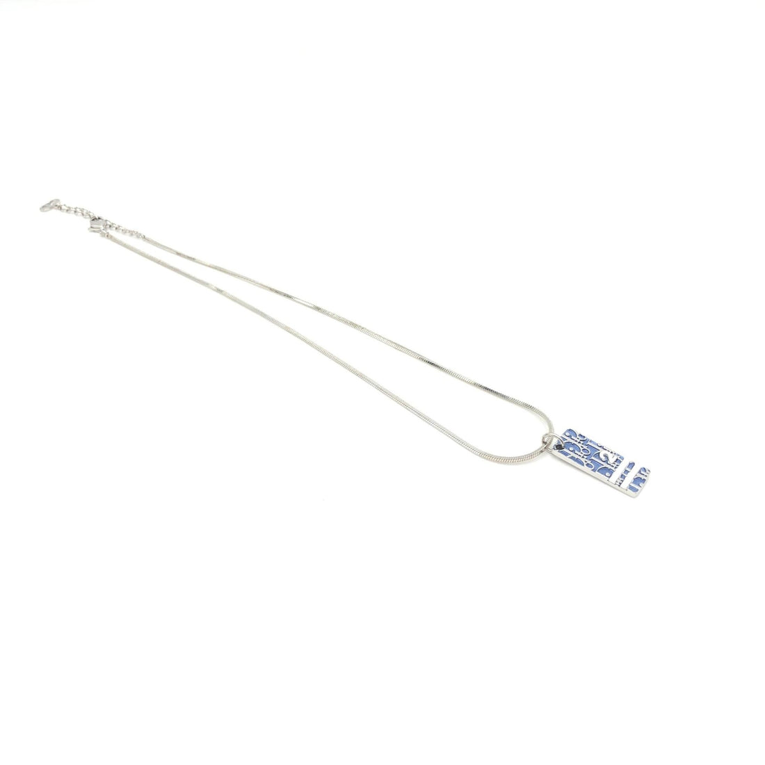 Christian Dior Blue Trotter Pendant Necklace - RIMODA