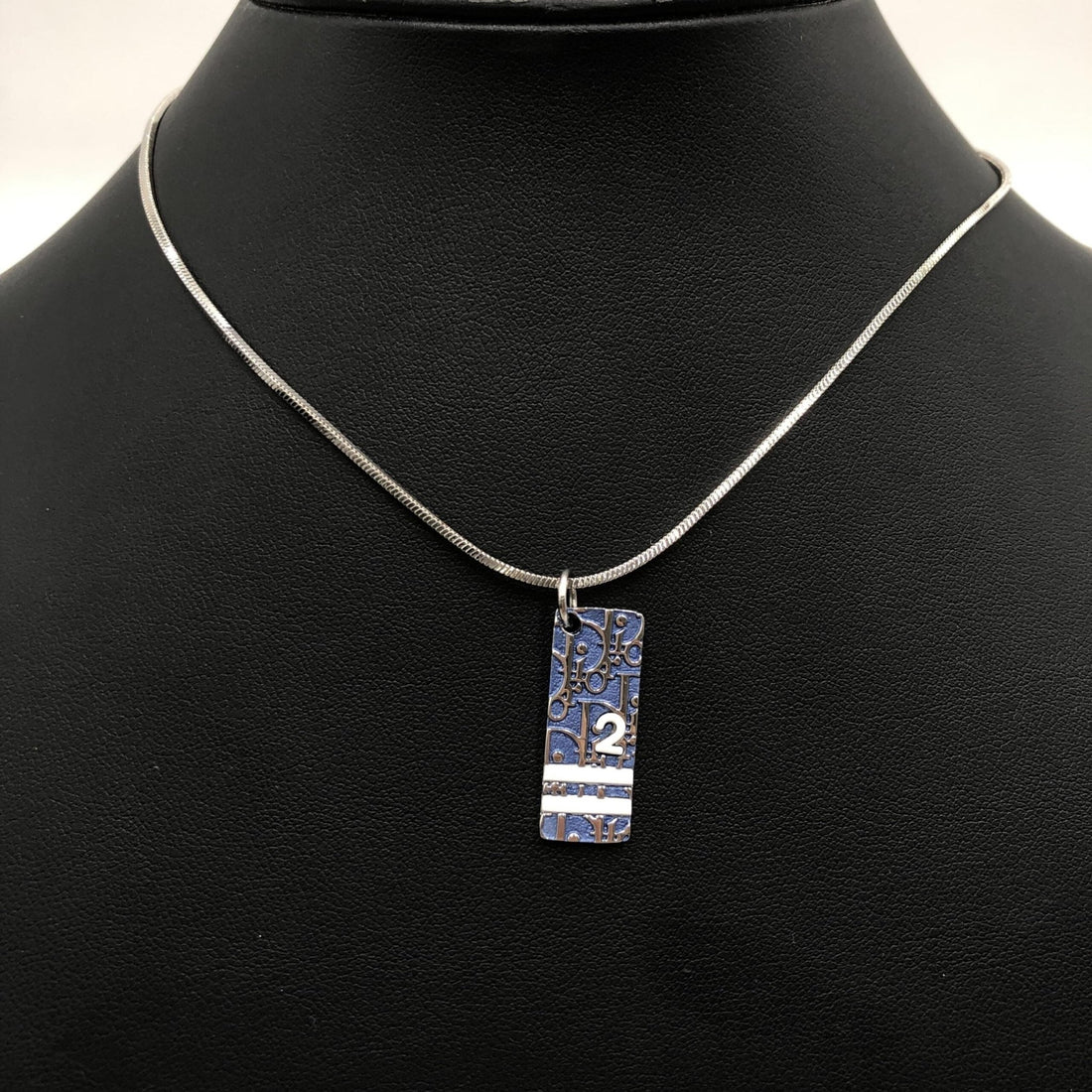 Christian Dior Blue Trotter Pendant Necklace - RIMODA