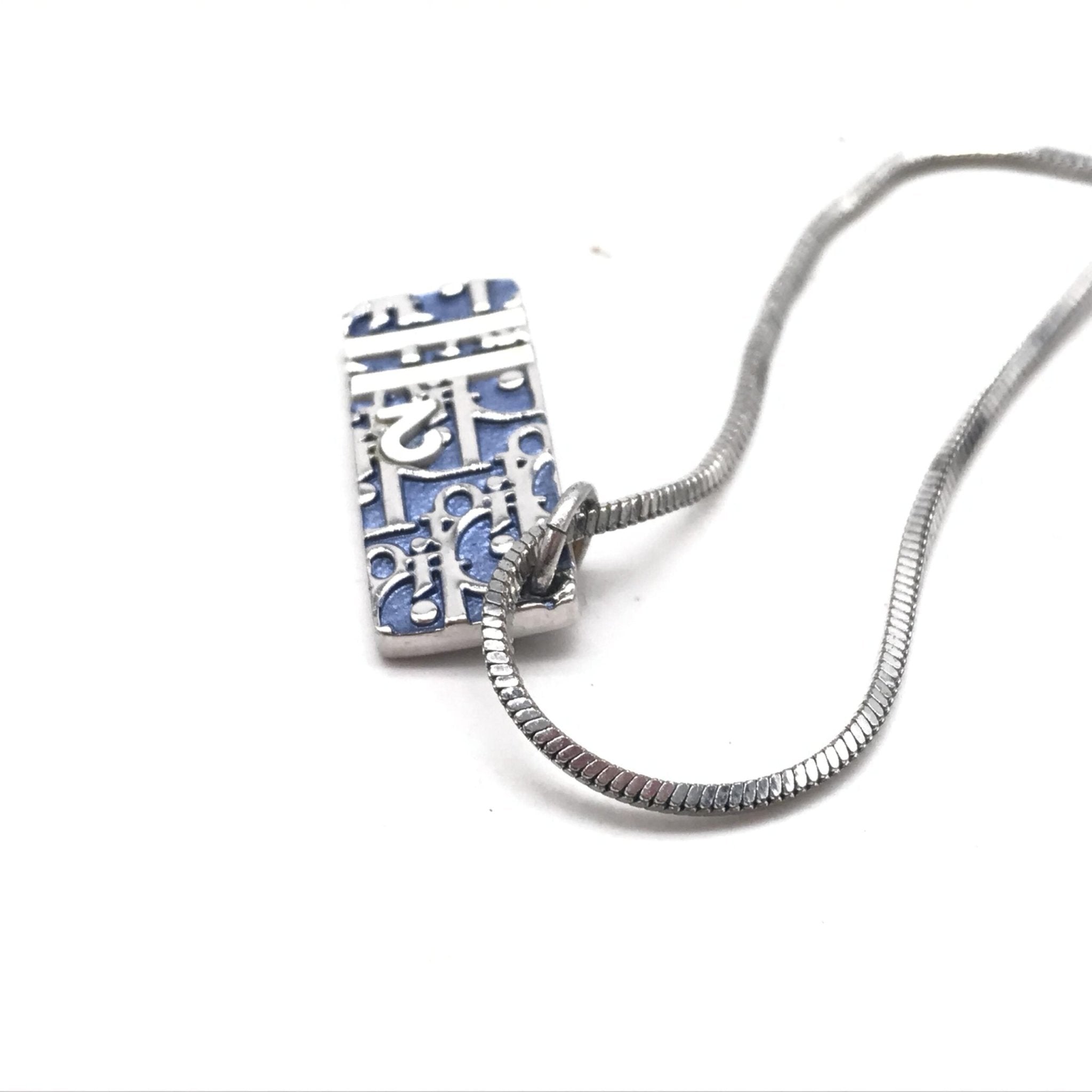 Christian Dior Blue Trotter Pendant Necklace - RIMODA
