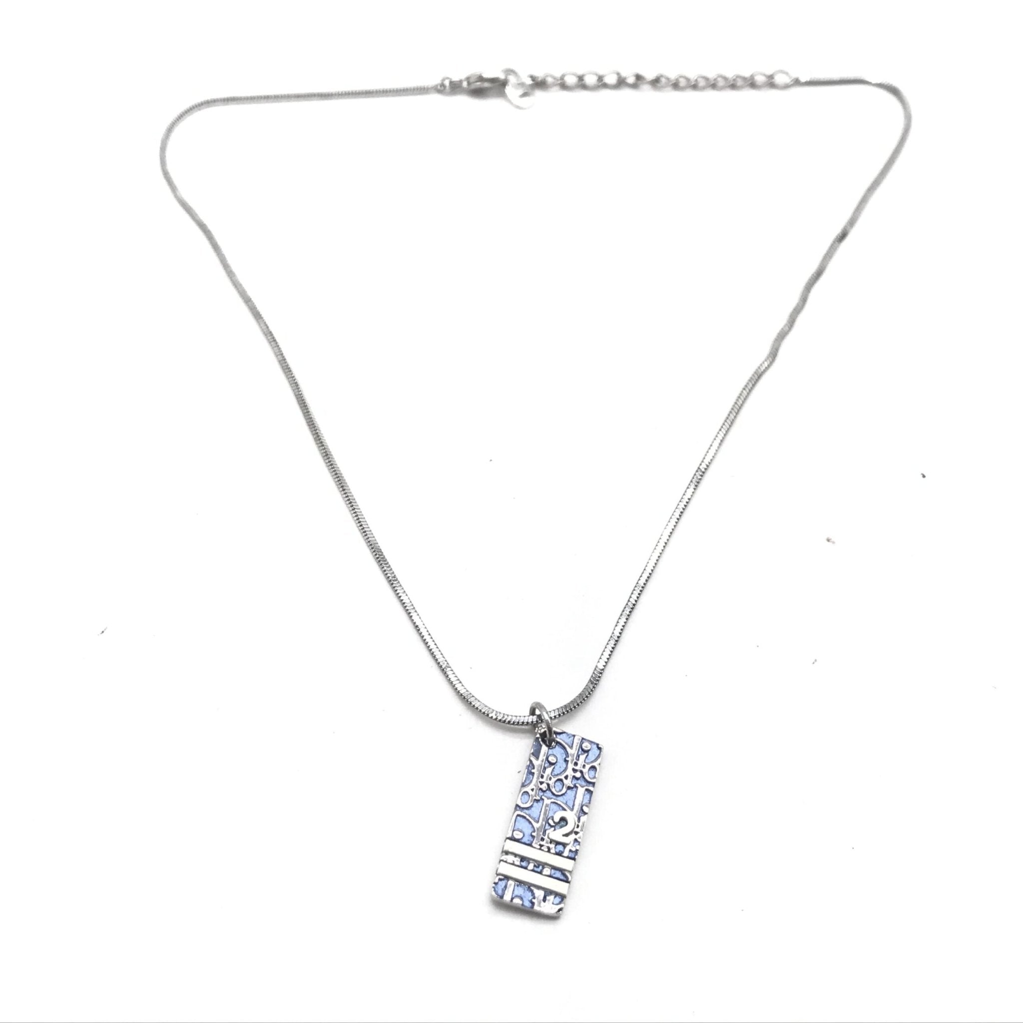 Christian Dior Blue Trotter Pendant Necklace - RIMODA