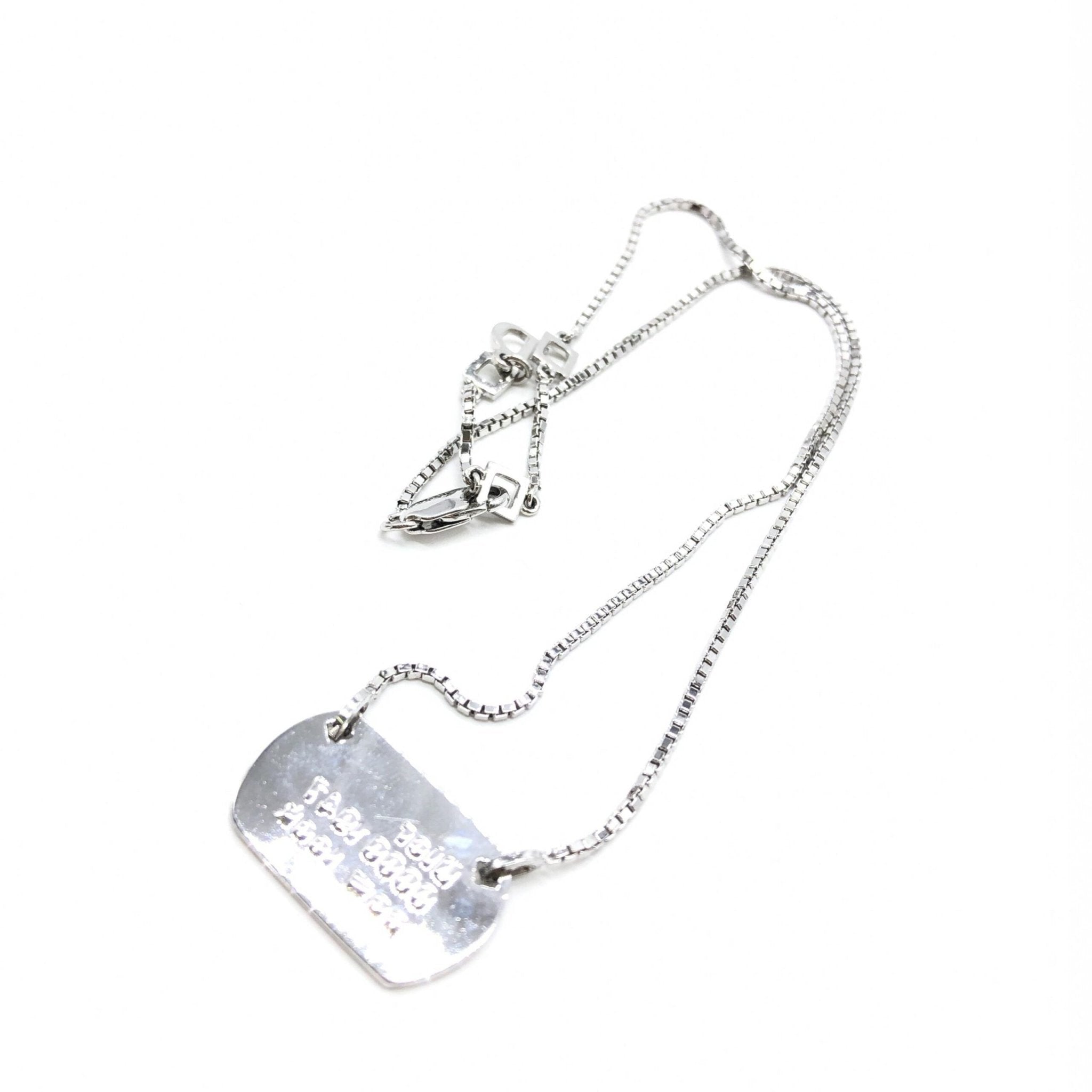 Christian Dior Dior 925 Sterling Silver Antique Art Deco Howard & Co. "Port" Necklace - RIMODA