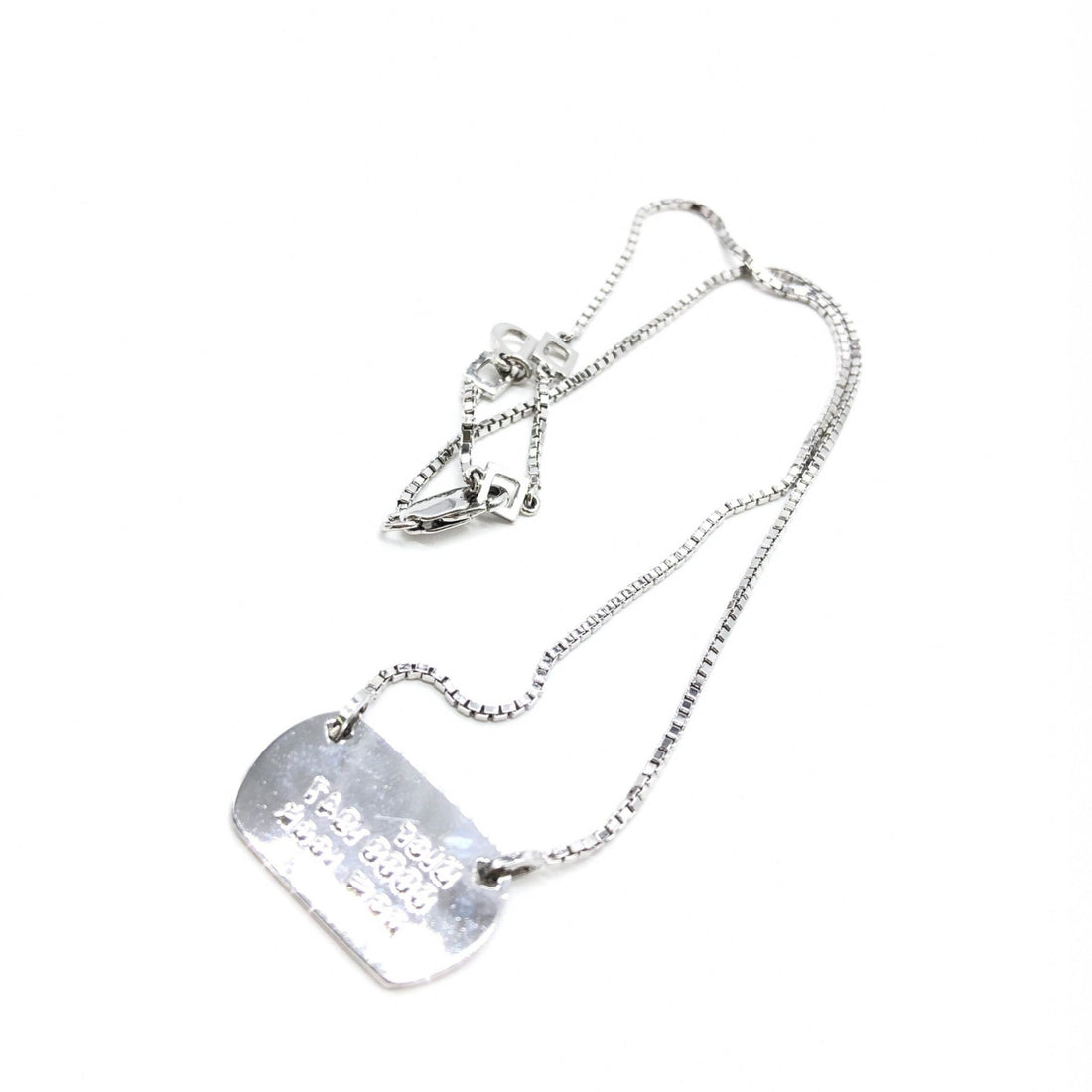 Christian Dior Dior 925 Sterling Silver Antique Art Deco Howard & Co. "Port" Necklace - RIMODA