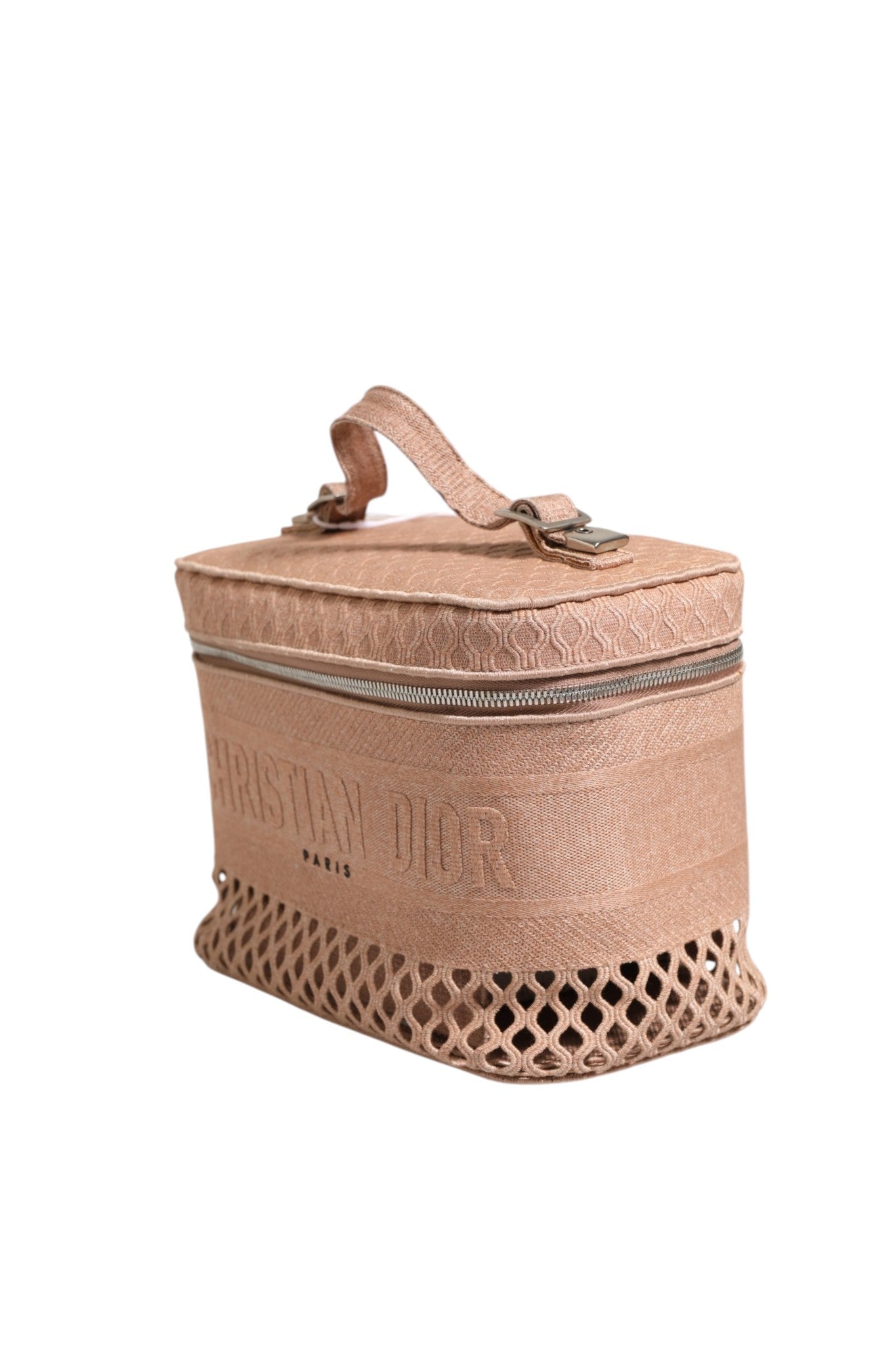 Christian Dior Mesh Embroidered Dior travel Vanity Case - RIMODA