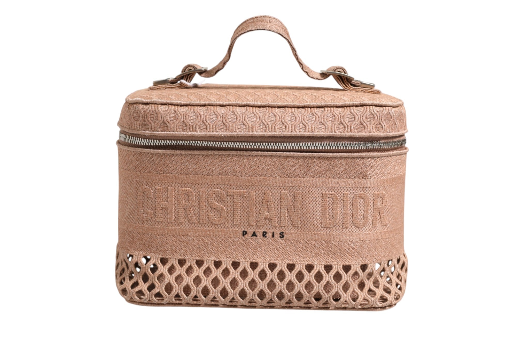 Christian Dior Mesh Embroidered Dior travel Vanity Case - RIMODA