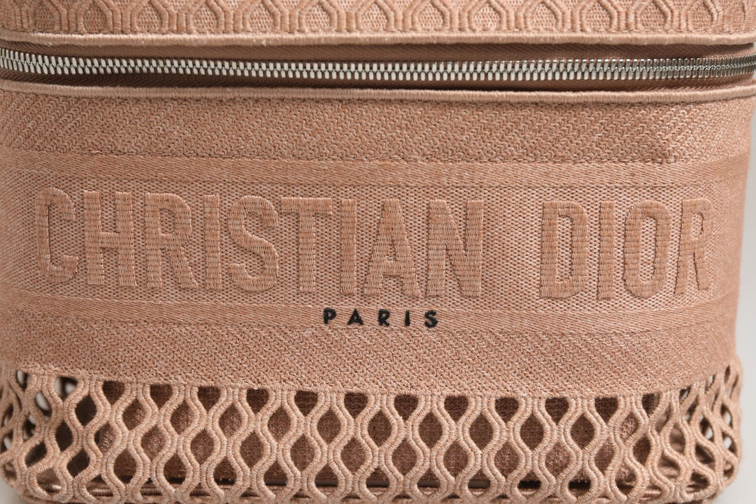 Christian Dior Mesh Embroidered Dior travel Vanity Case - RIMODA