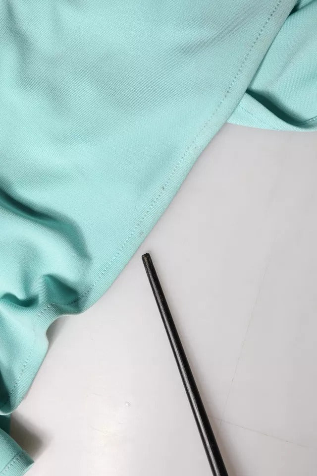 Christian Pellizzari Light Blue Jersey Long Drape One Shoulder Dress - RIMODA