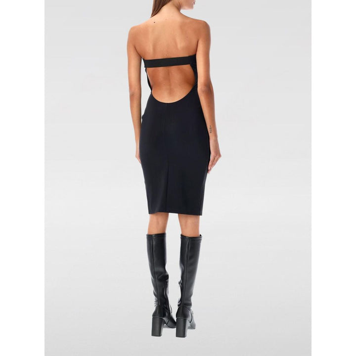 Coperni Black Cotton Cocktail Dress - RIMODA