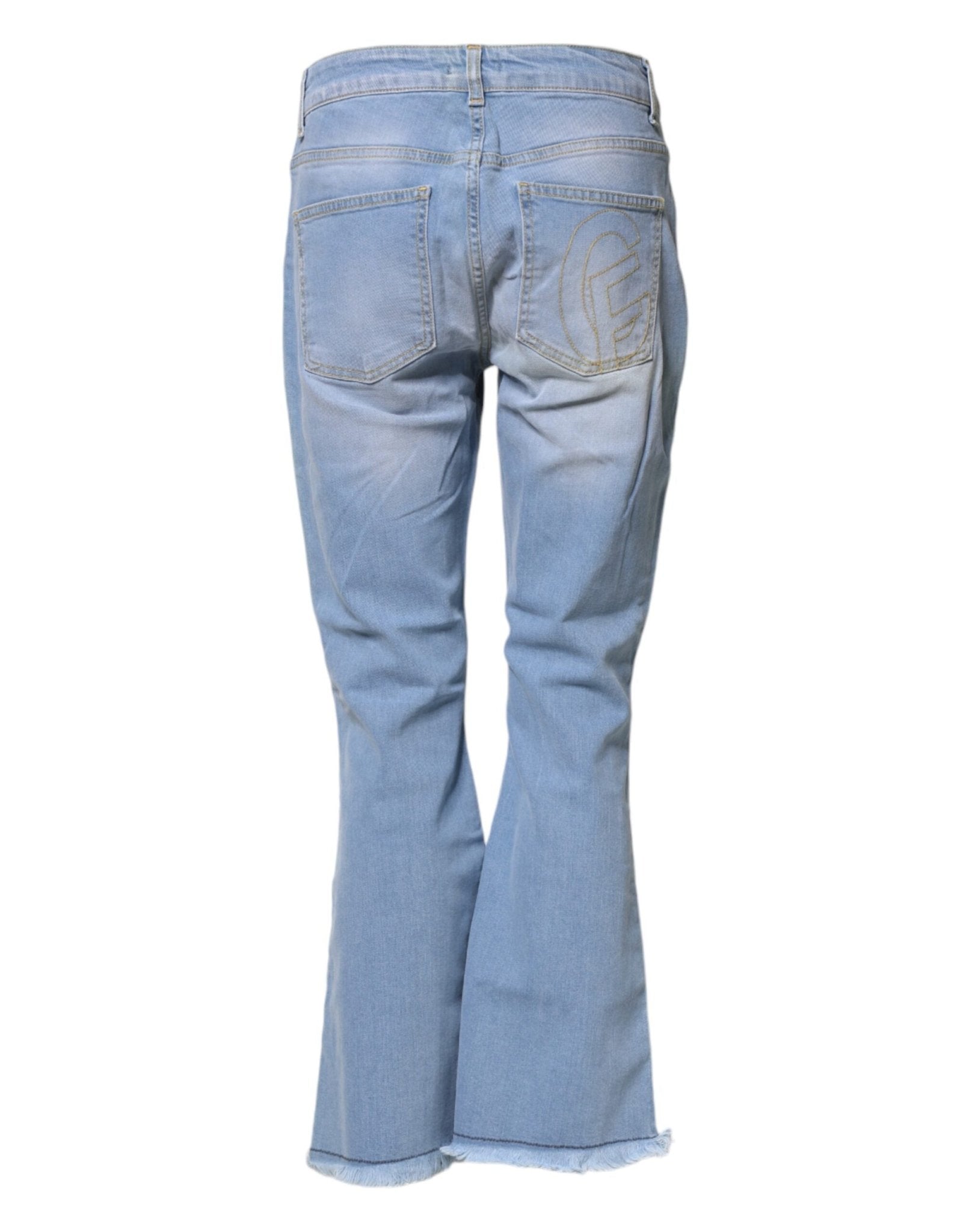 CRISTINAEFFE Light Blue Washed High Waist Bootcut Denim Jeans - RIMODA