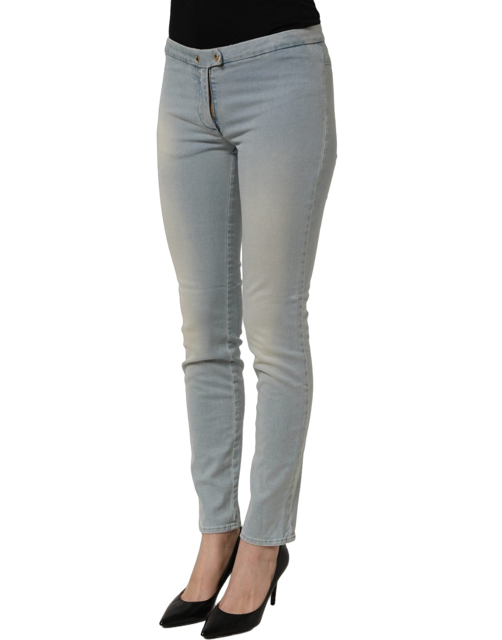CYCLE Light Blue Washed Stretch Skinny Denim Trouser Women Jeans - RIMODA