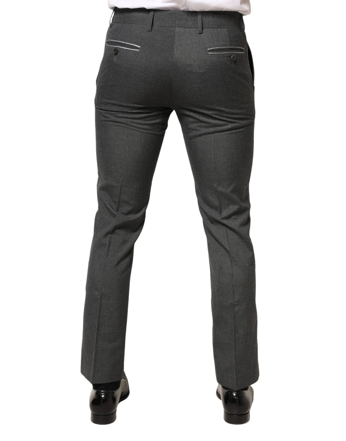 Daniele Alessandrini Gray Polyester Formal Dress Trouser Pants - RIMODA