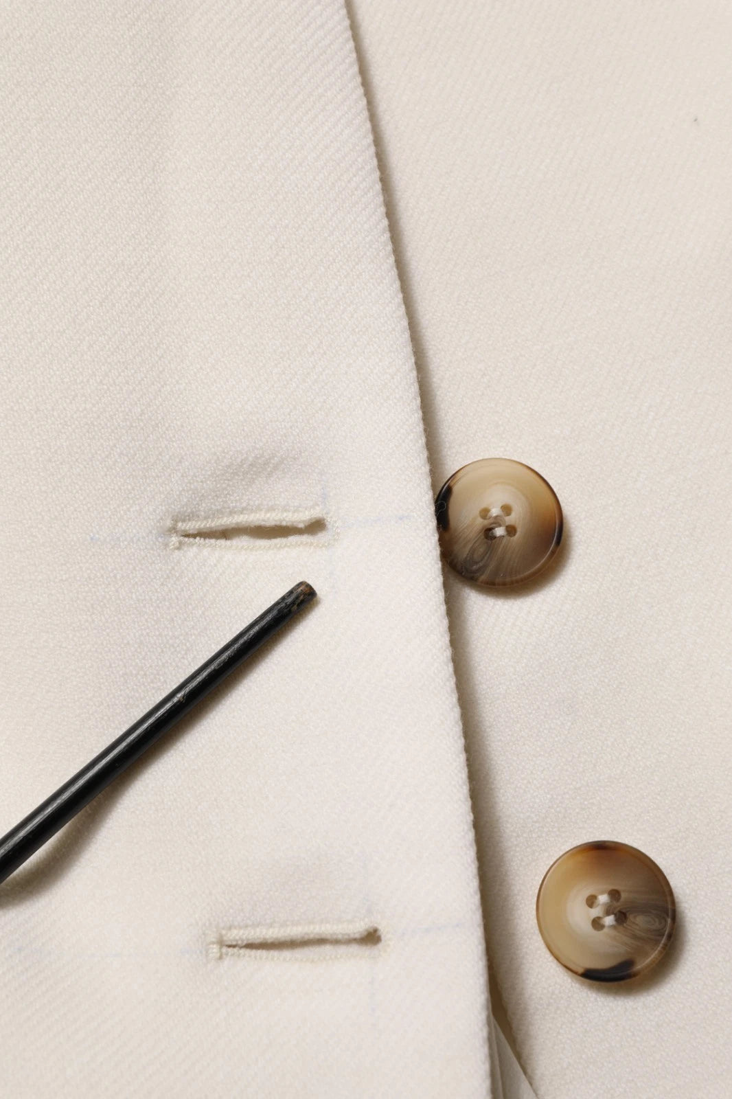Di Stavnitser Antwerp White Wool Long Trench Coat Jacket - RIMODA