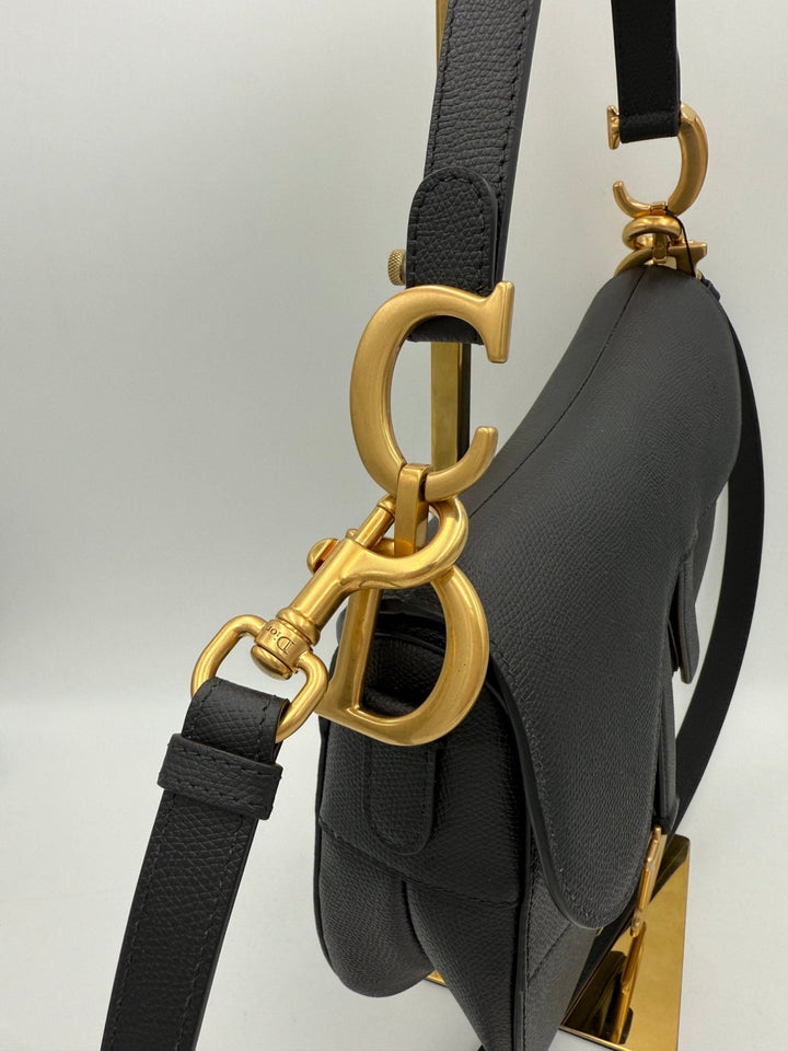 Dior DIOR SADDLE Grained Calfskin Handbag - RIMODA