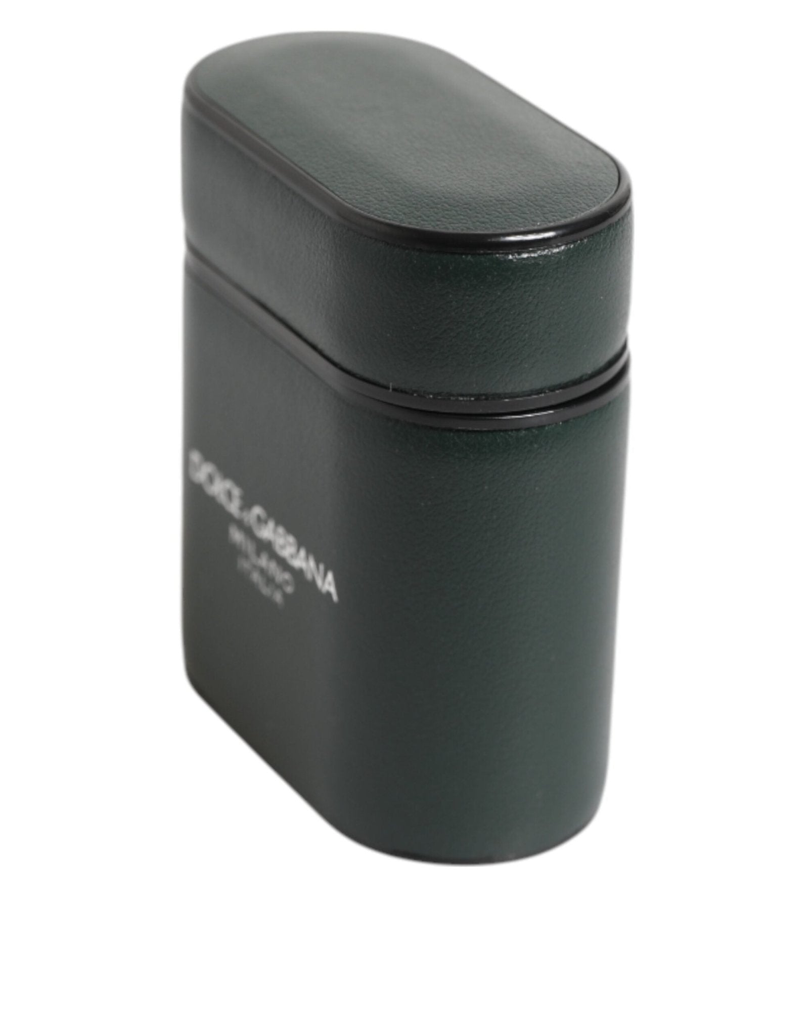 Dolce & Gabbana Army Green Calfskin Leather Logo Flip Holder Airpods Case - RIMODA