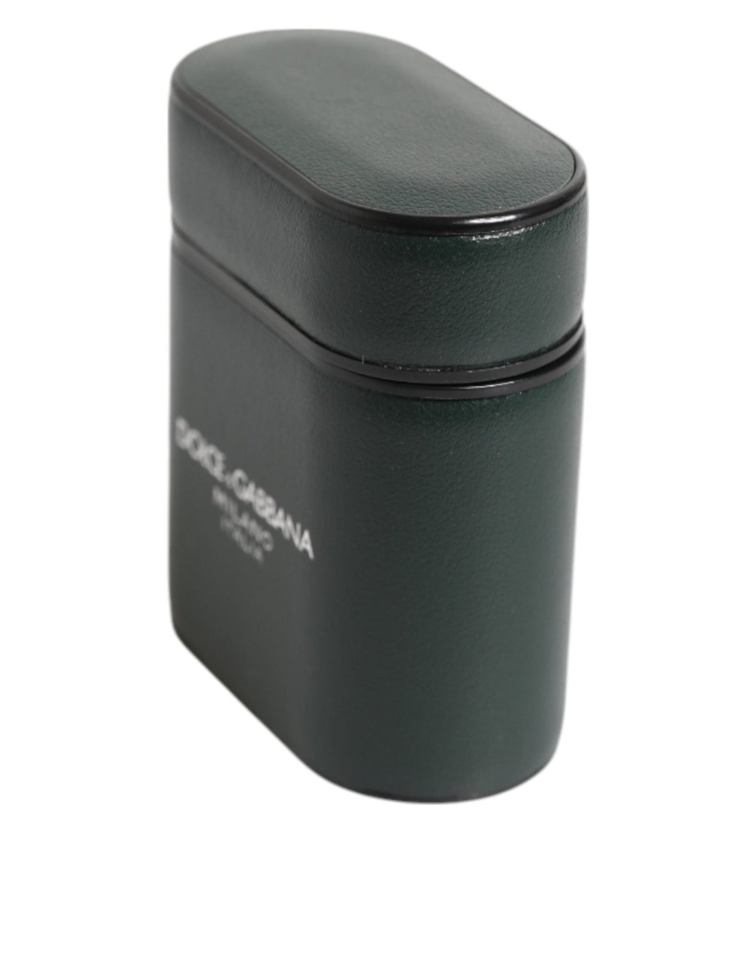Dolce & Gabbana Army Green Calfskin Leather Logo Flip Holder Airpods Case - RIMODA