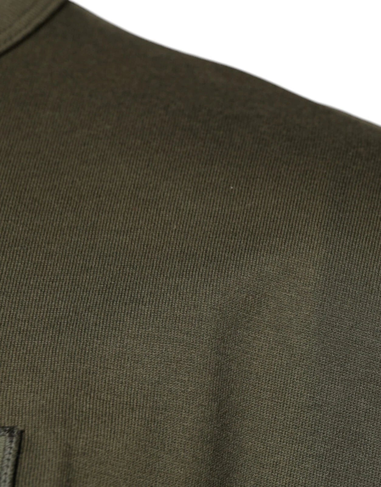 Dolce & Gabbana Army Green DG Love Cotton Crew Neck T-shirt - RIMODA