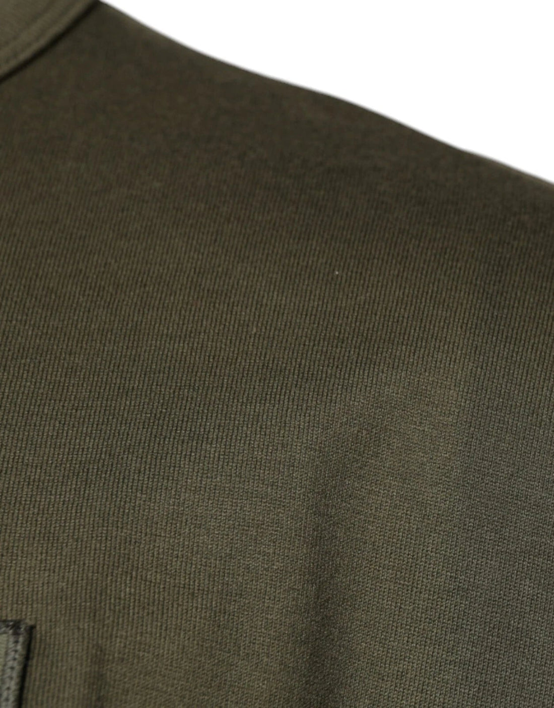 Dolce & Gabbana Army Green DG Love Cotton Crew Neck T-shirt - RIMODA
