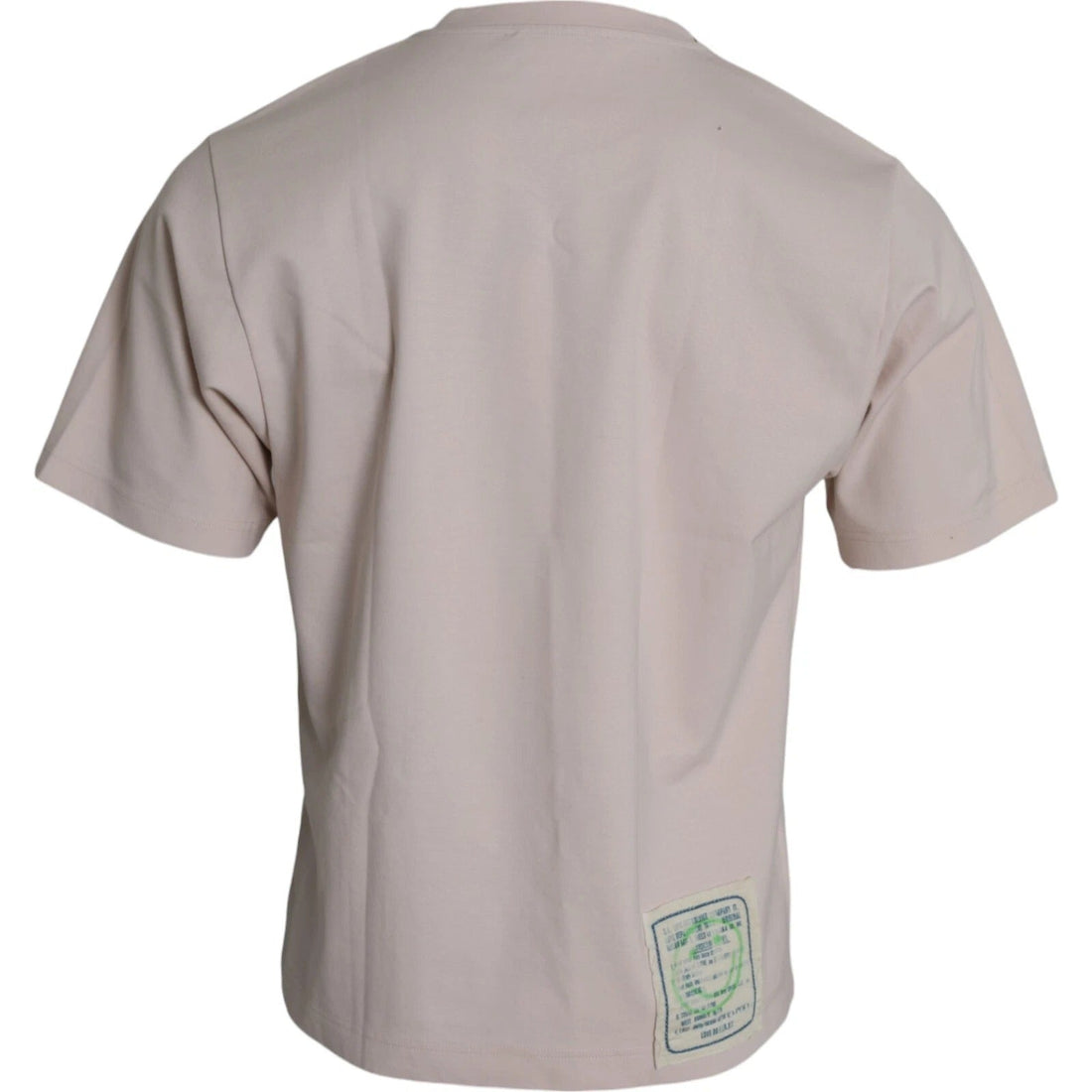 Dolce & Gabbana Beige Cosmic Love Cotton Crew Neck T-shirt - RIMODA
