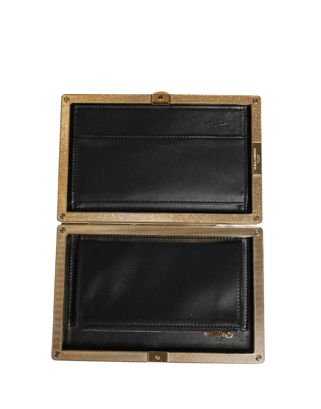 Dolce & Gabbana Beige Lambskin Leather Clutch Evening Women Purse Bag - RIMODA