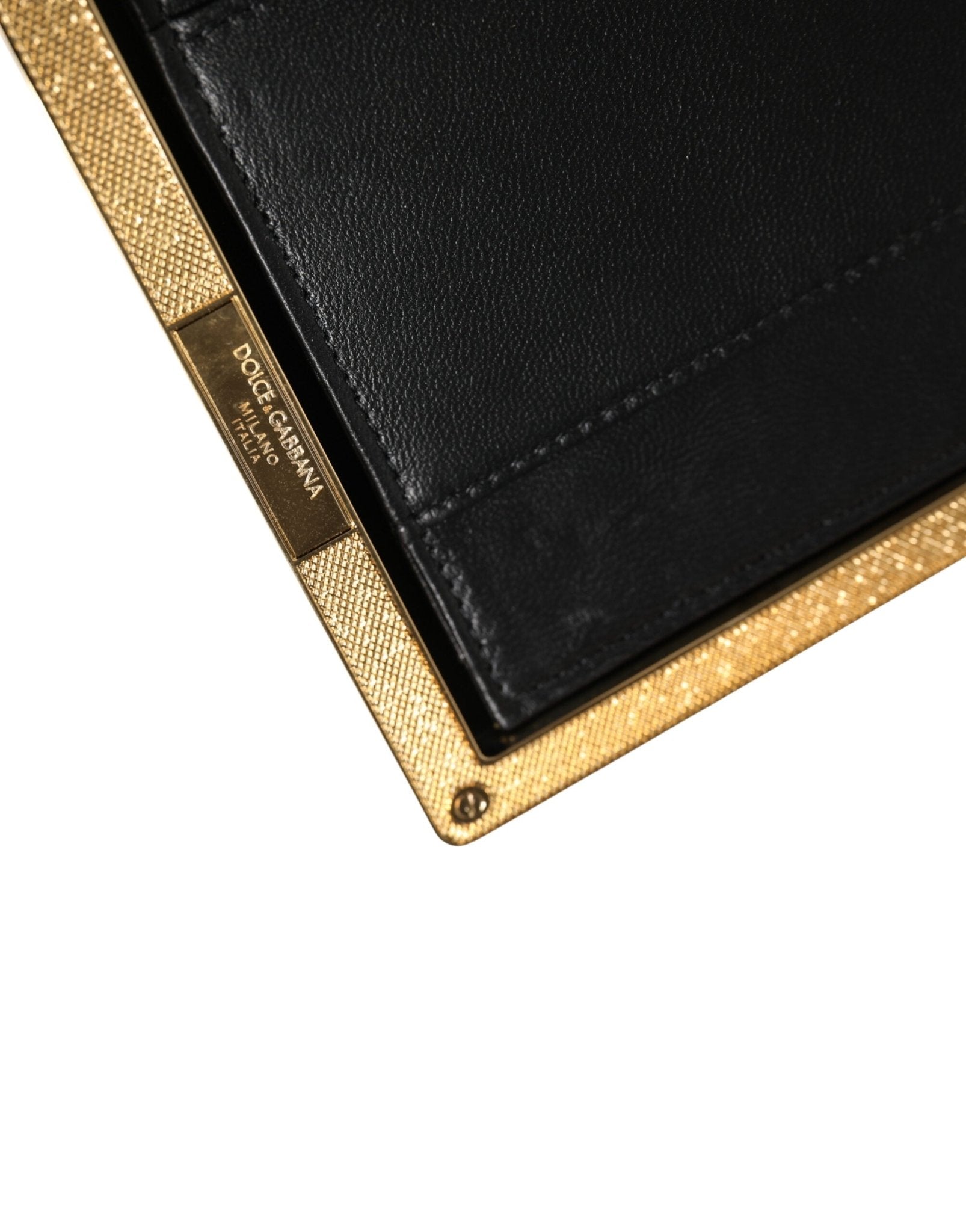 Dolce & Gabbana Beige Lambskin Leather Clutch Evening Women Purse Bag - RIMODA
