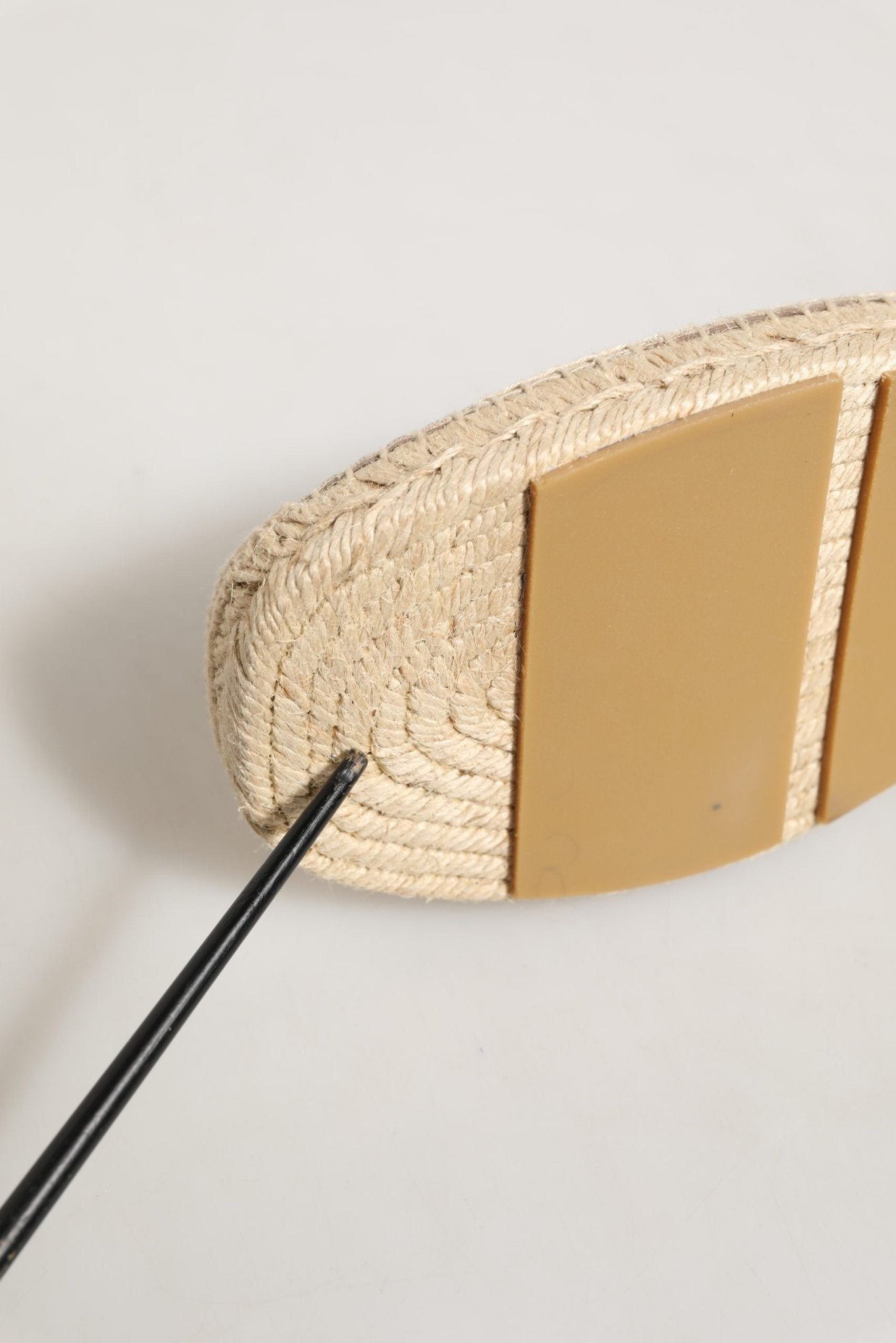 Dolce & Gabbana Beige Leather Cutout Logo Espadrilles Shoes - RIMODA