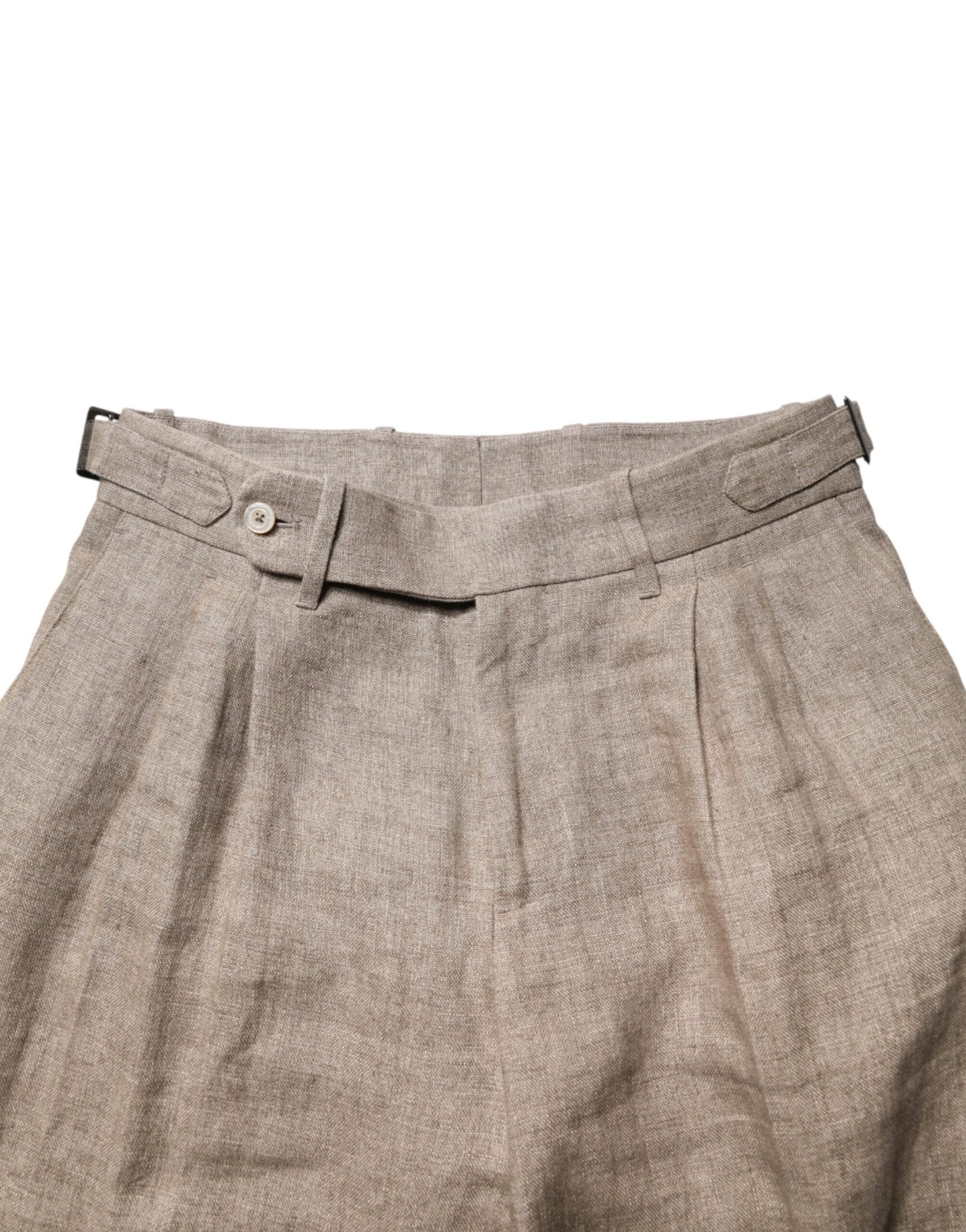 Dolce & Gabbana Beige Linen Double Breasted 2 Piece Men Suit - RIMODA