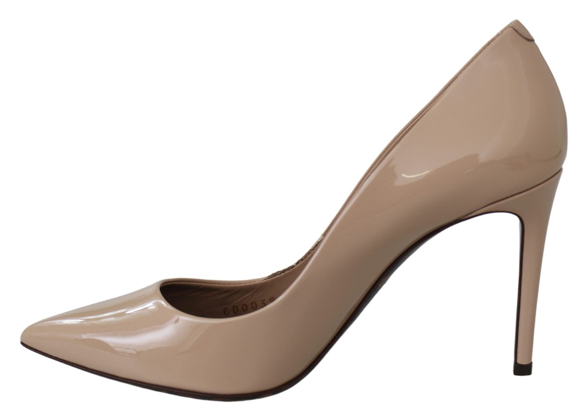 Dolce & Gabbana Beige Patent Leather Stiletto Heel Pumps - RIMODA