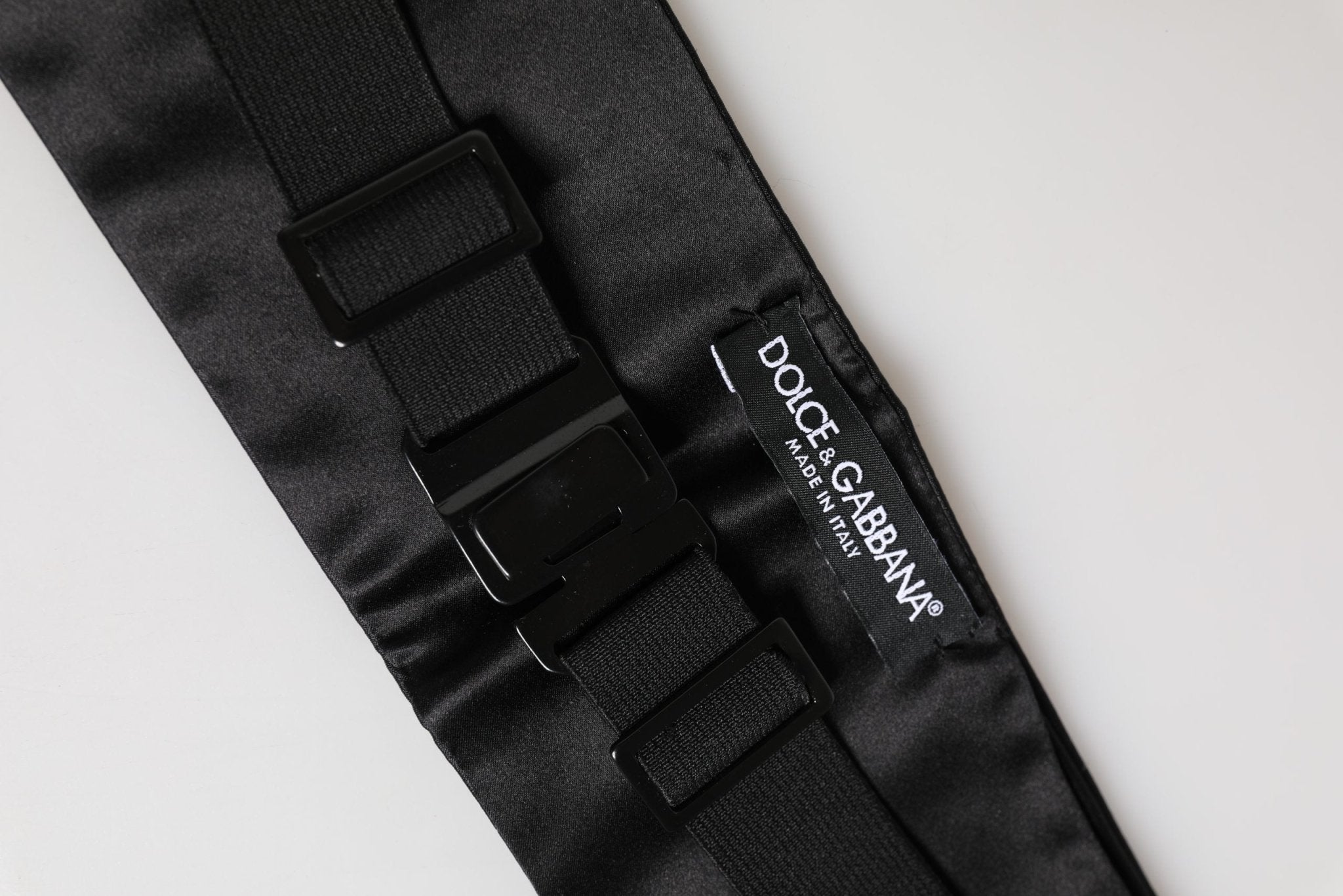 Dolce & Gabbana Black 100% Silk Women Wide Waist Cummerbund - RIMODA