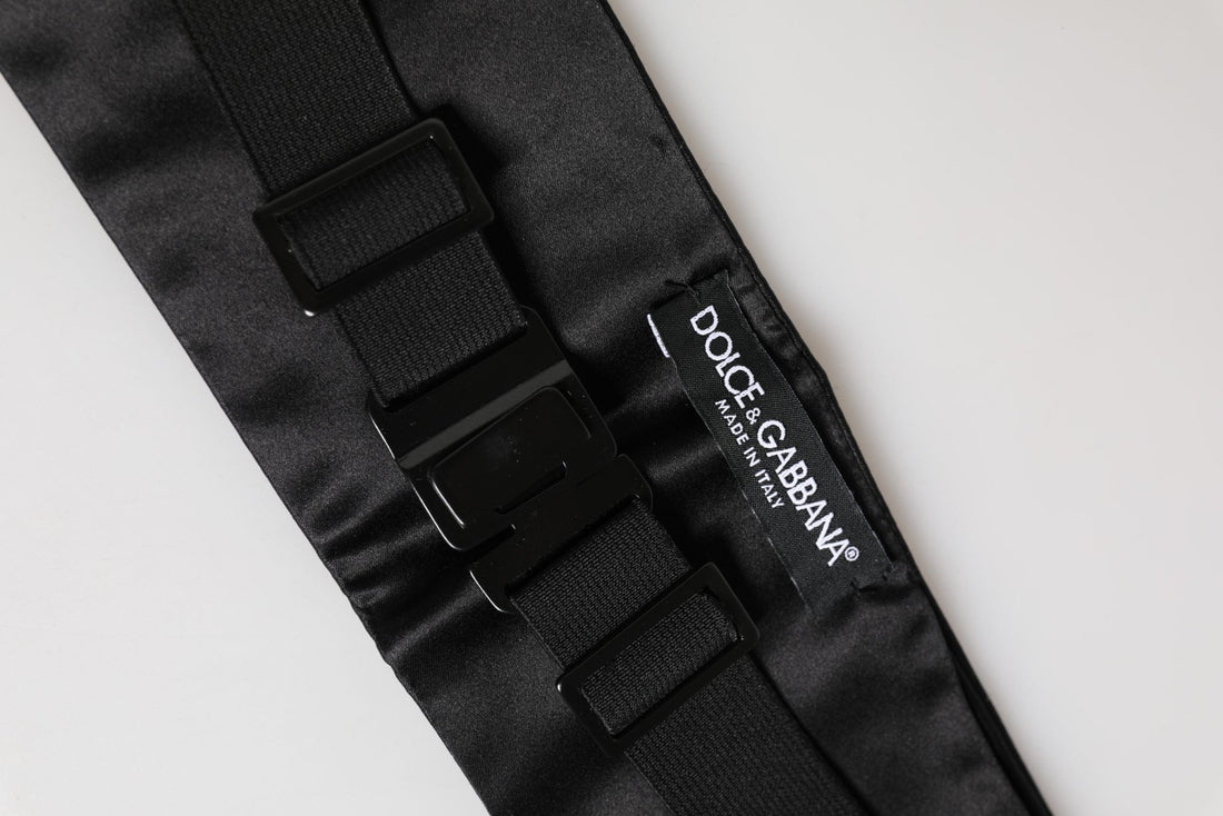 Dolce & Gabbana Black 100% Silk Women Wide Waist Cummerbund - RIMODA