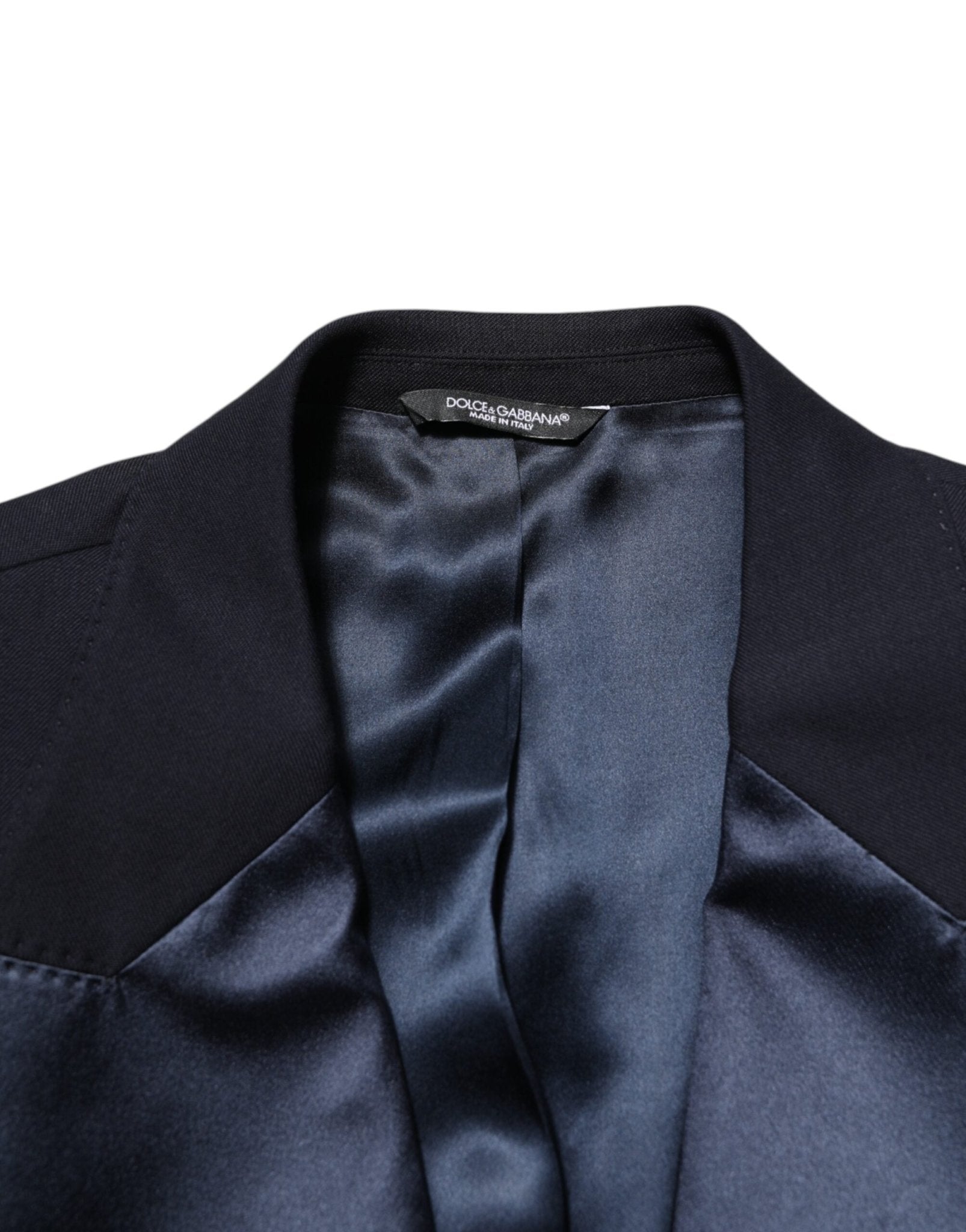 Dolce & Gabbana Black 3 Piece Wool Silk Blend Suit SICILIA - RIMODA