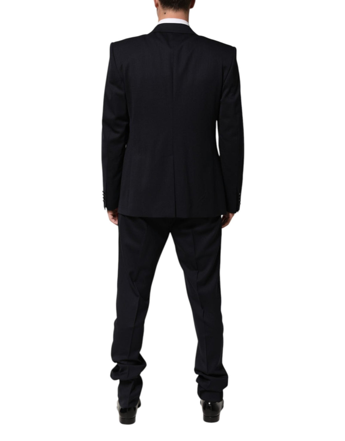 Dolce & Gabbana Black 3 Piece Wool Silk Blend Suit SICILIA - RIMODA