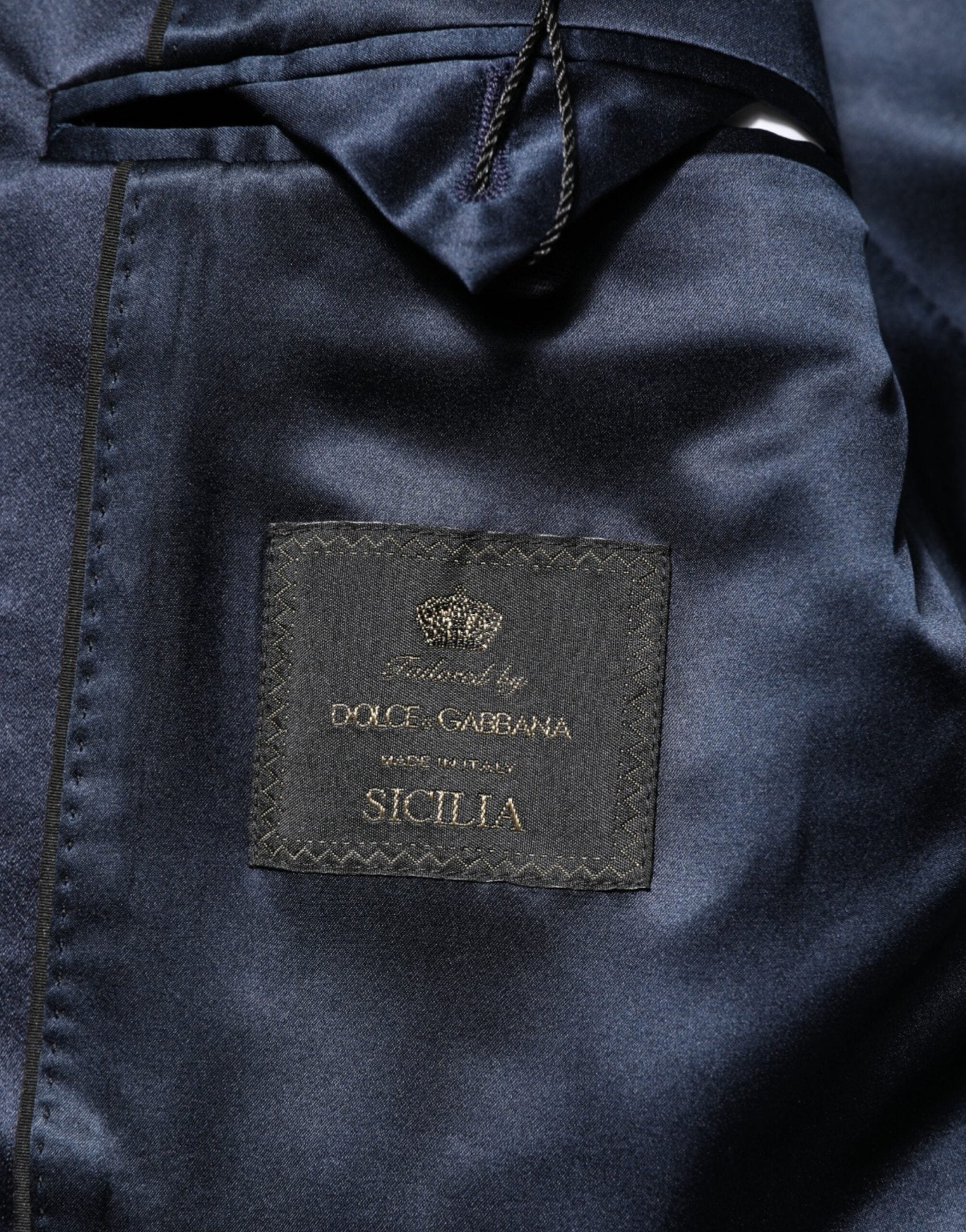 Dolce & Gabbana Black 3 Piece Wool Silk Blend Suit SICILIA - RIMODA