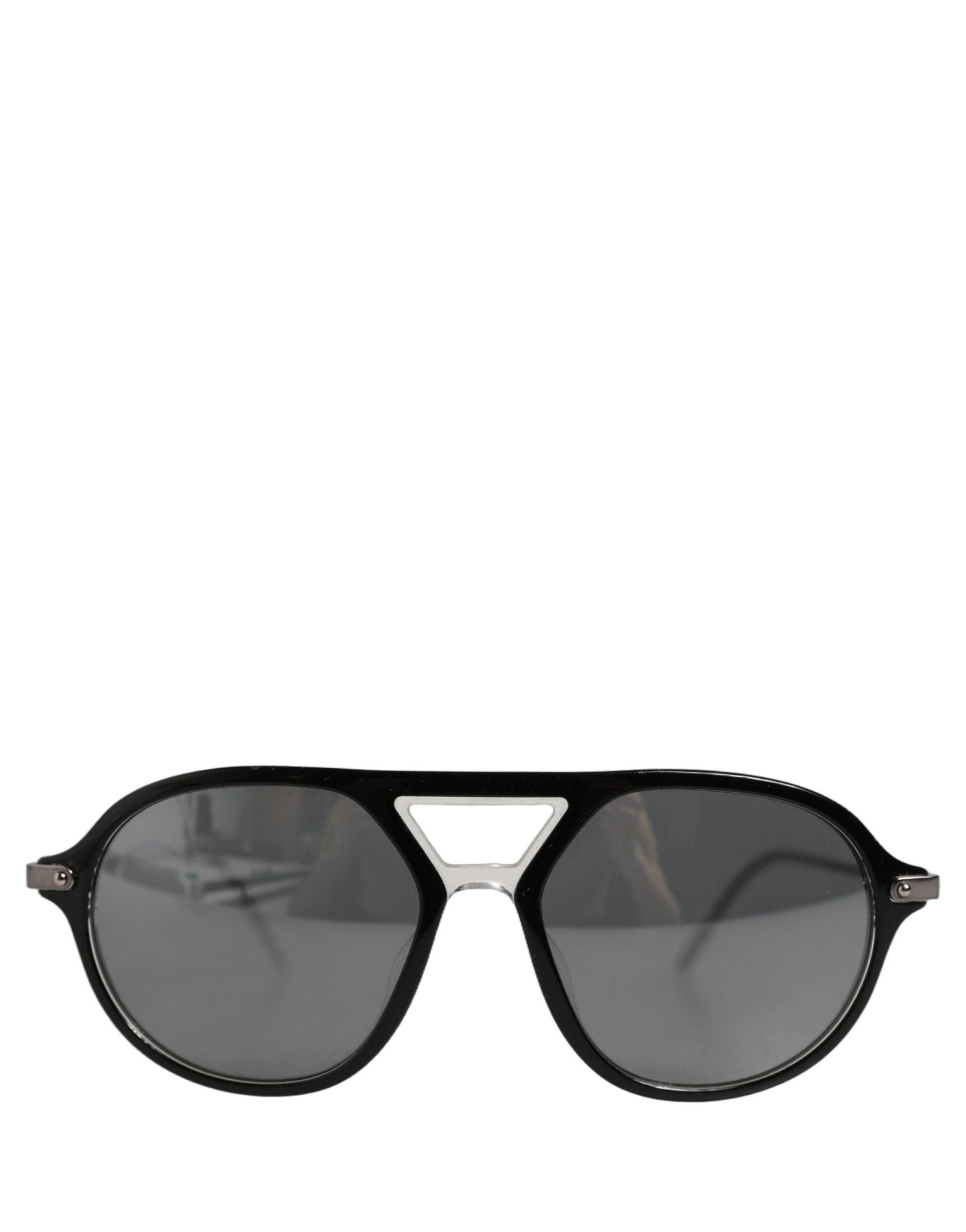 Dolce & Gabbana Black Acetate Frame DG4343F Bridge Detail Sunglasses - RIMODA