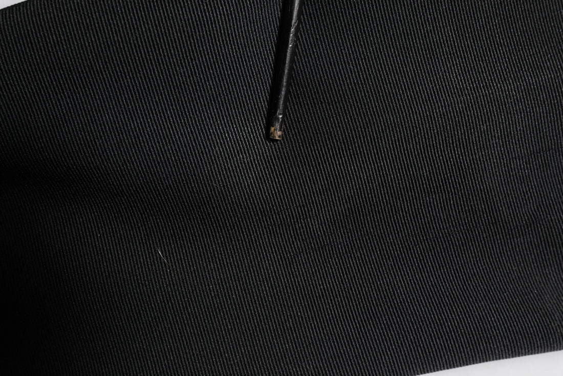 Dolce & Gabbana Black Acetate HighWaist Tapered Trouser Pants - RIMODA