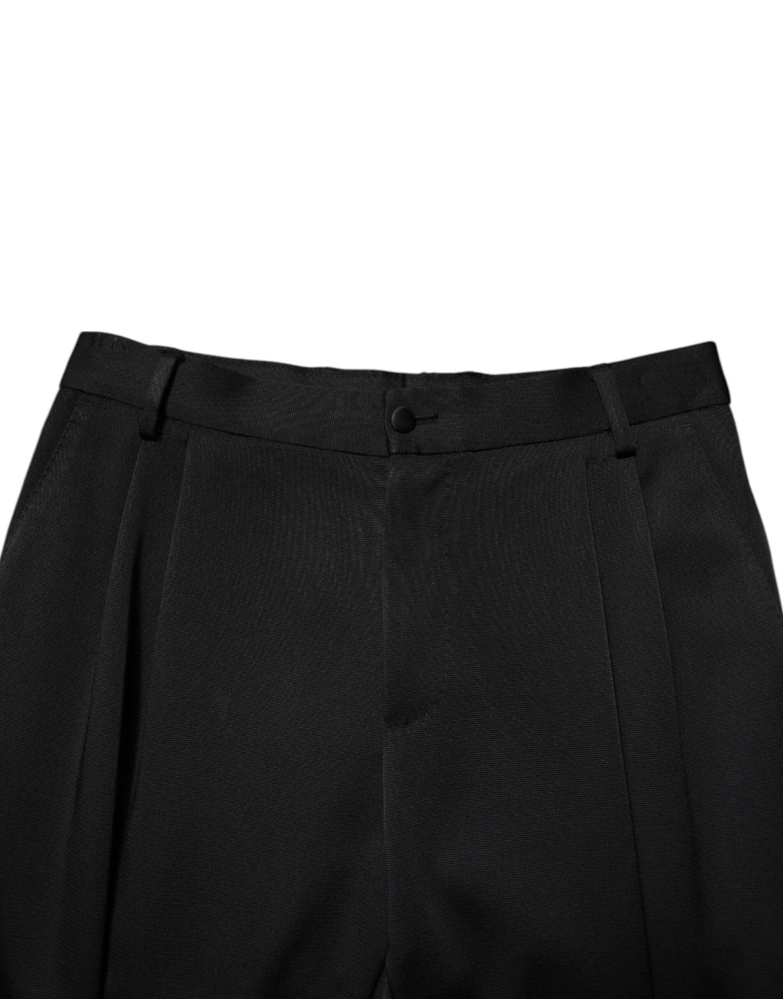 Dolce & Gabbana Black Acetate HighWaist Tapered Trouser Pants - RIMODA