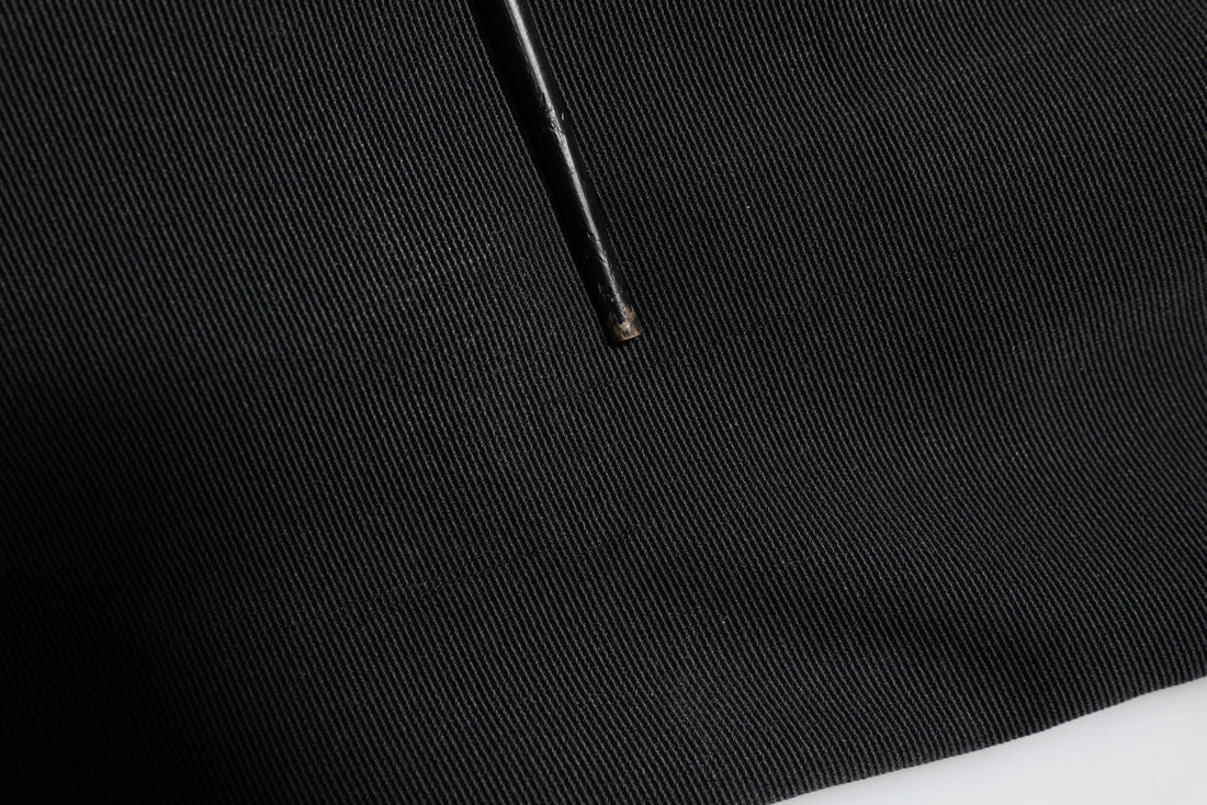 Dolce & Gabbana Black Acetate HighWaist Tapered Trouser Pants - RIMODA