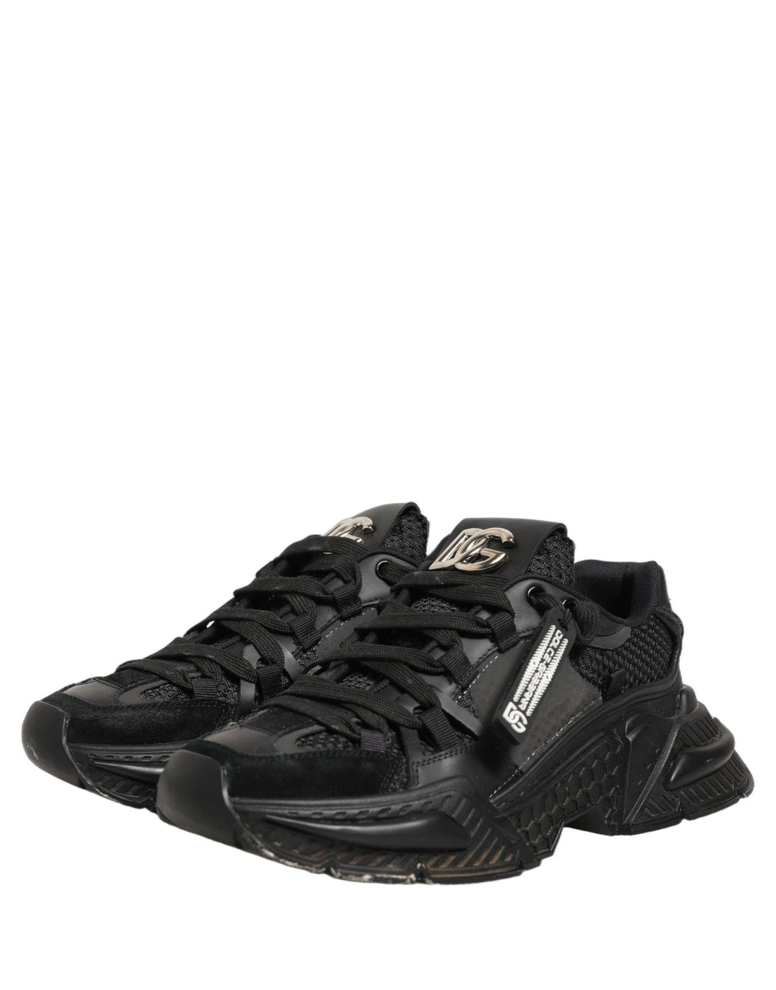 Dolce & Gabbana Black Airmaster Low Top Sneakers Shoes - RIMODA