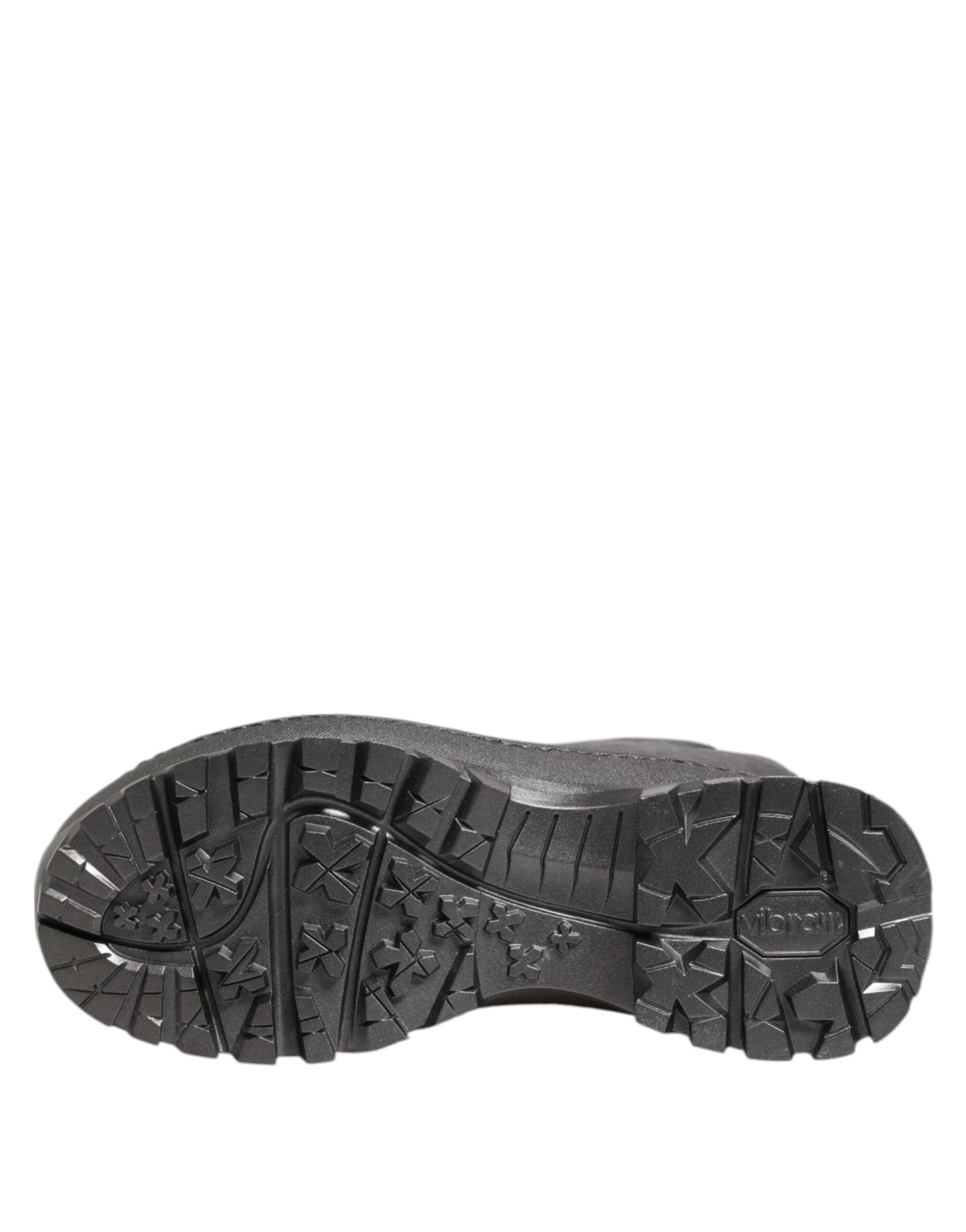 Dolce & Gabbana Black Argento Pull On Rain Boots Shoes - RIMODA