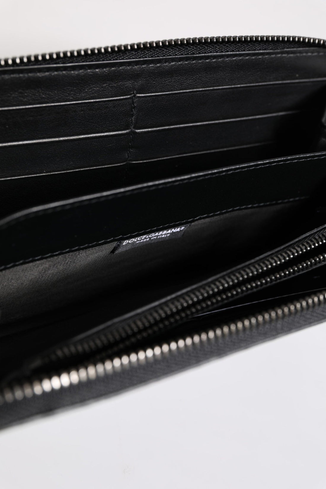 Dolce & Gabbana Black Blue Exotic Leather Embossed Continental Wallet - RIMODA